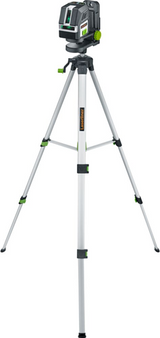 Laserliner Taschenkreuzlaser 2g Set | grüner Laserstrahl + Stativ 150 cm - 036.713a