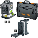 Laserliner Powerplane Laser 3G Multi-18V – Lieferung mit 7-teiligem Netzteil-Set 036.380.70 – 036.380l