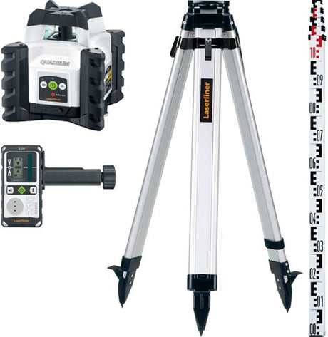 Laserliner quadrum compact g 210 set 165 cm 2 x lithium remote - 053.610a