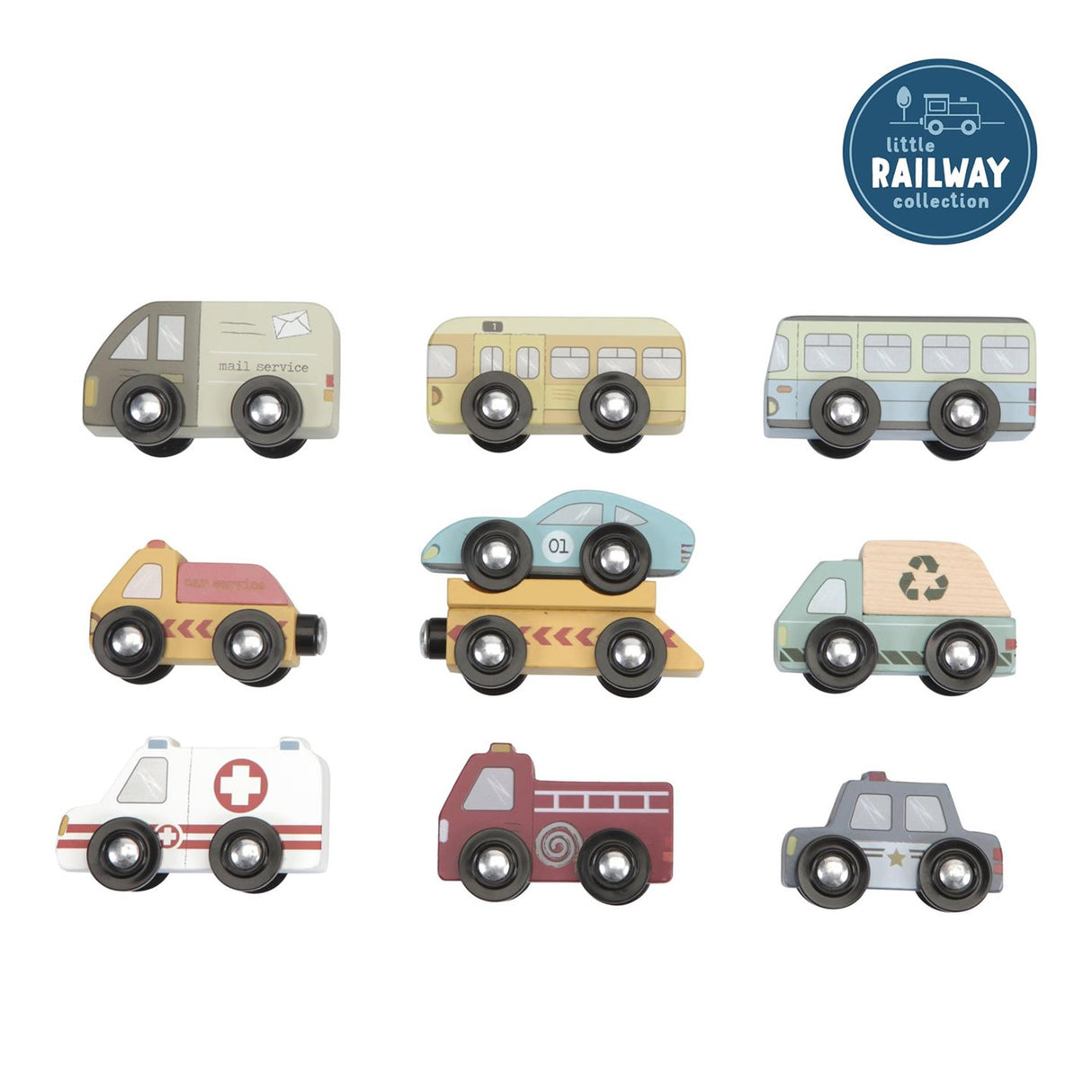 Little Dutch Tiamo Fahrzeugset aus Holz