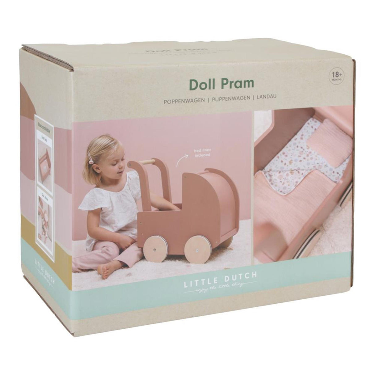 Little Dutch Tiamo Puppenwagen FSC-Holz