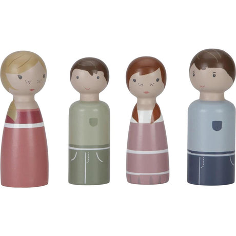 Little Dutch Puppenhaus-Ergänzungsset Familie Rosa