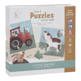 Little Dutch Tiamo Little Farm 4 in 1 Puzzle FSC