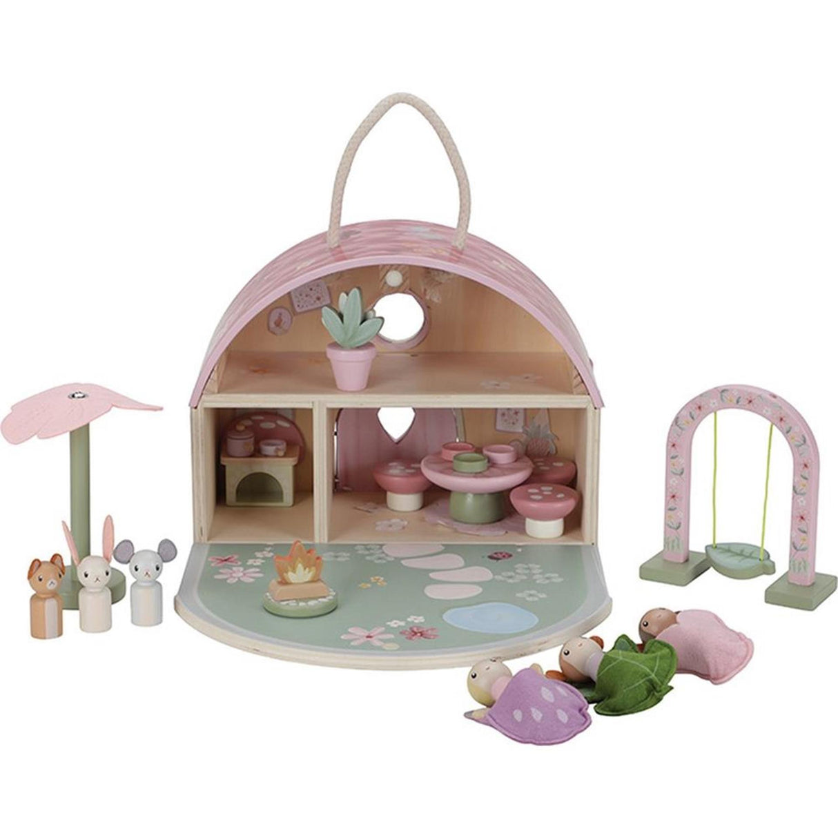 Little Dutch Märchengarten-Puppenhaus 28 cm