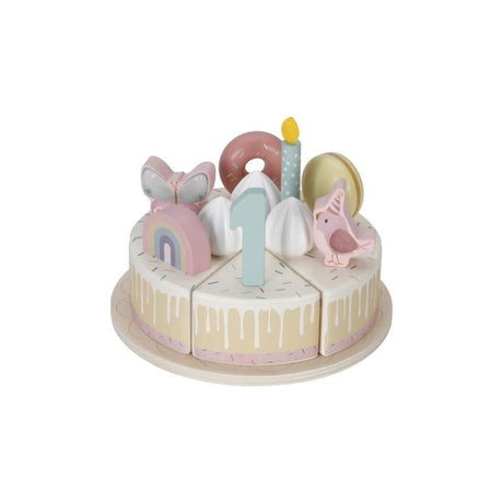 Little Dutch Tiamo Geburtstagstorte rosa FSC-Holz
