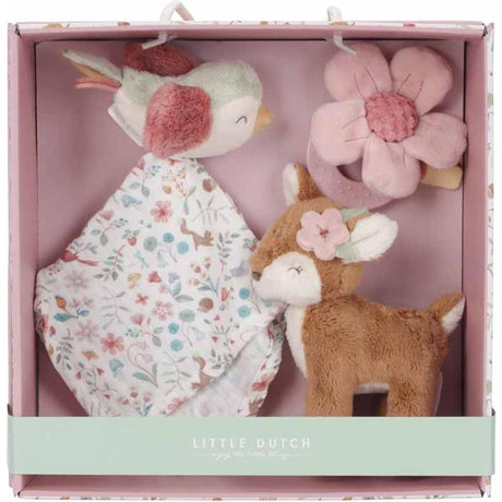 Little Dutch Geschenkset Kuscheltiere – Feengarten – Babyspielzeug – Babyspielzeug zum Greifen
