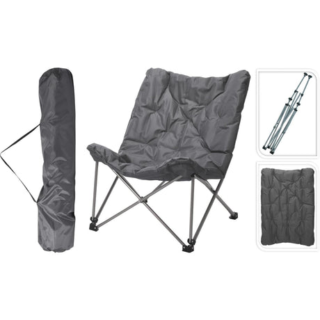 Redcliffs Campingstuhl klappbar grau