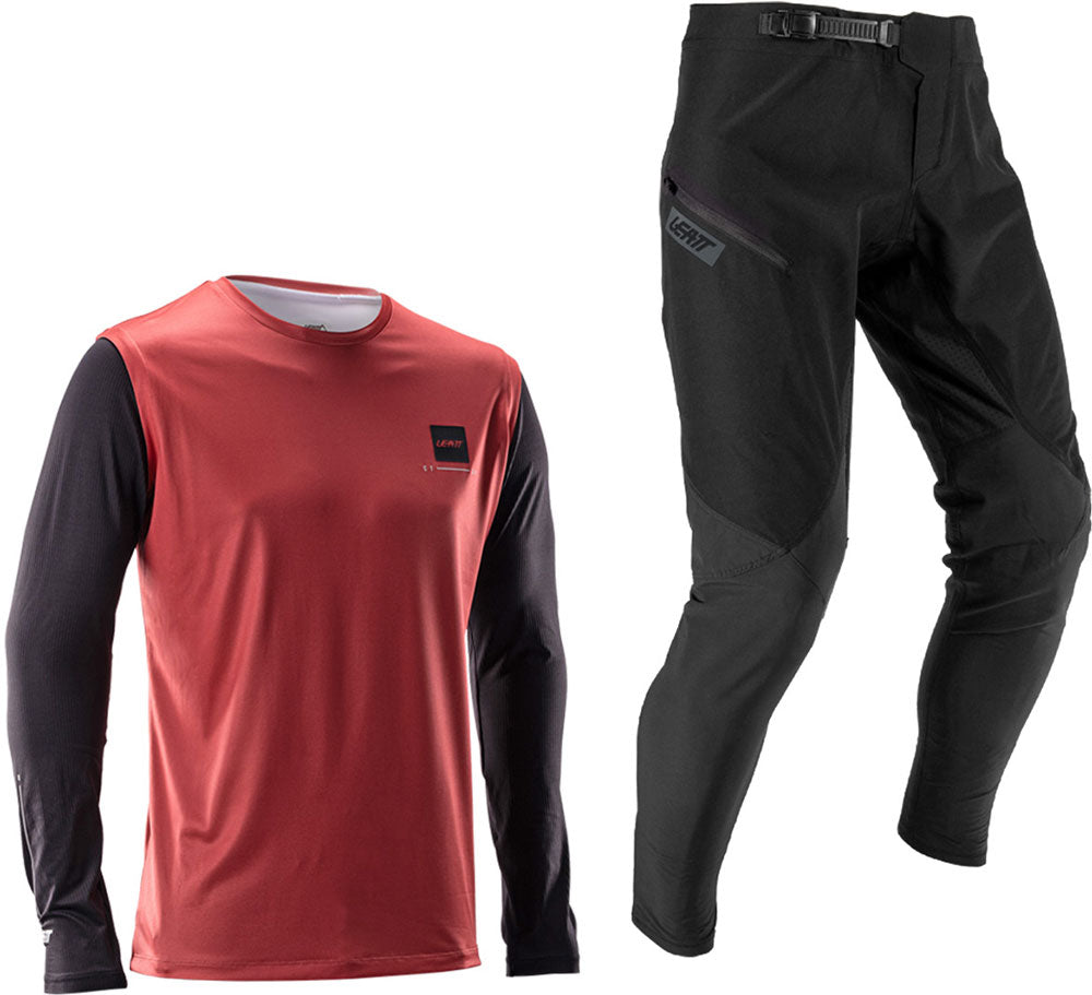 Leatt gravity 1.0 - mtb long sleeve jersey pants | l