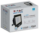 LED-Bauleuchte | 30w | 6500k | IP65 | mit Sensor | Körper schwarz