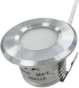 Enzo led mini inbouwspot 1,5w 2700k 37mm 60gr rond vast geschuurd staal - led4632