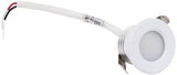 Enzo led mini inbouwspot 1,5w 2700k 37mm 60gr rond vast wit - led4630