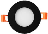 Enzo led panel downlight 3w 3000k incl. driver zwart - led2600
