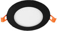 Enzo led panel downlight 9w 3000k incl. driver zwart - led2620