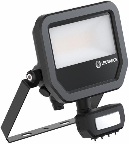 Enzo Ledvance LED-Baulampe 20 W 4000 K Schwarz + Sensor – 5017561