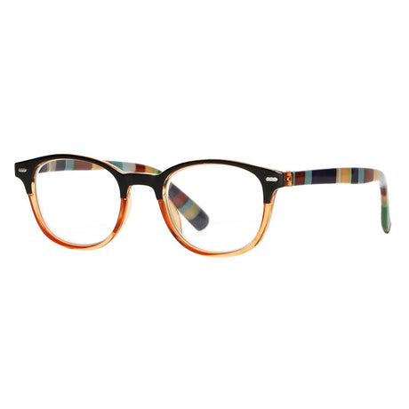 Spectrum Lesebrille transparent orange gefärbt 1,00