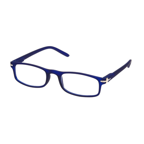 Spectrum Lesebrille matt blau sortiert rechteckig sortiert