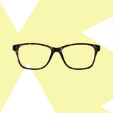 Spectrum Lesebrille braun meliert rechteckig 1,00