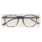 Spectrum Lesebrille ultraflach im Etui Havanna 2,50