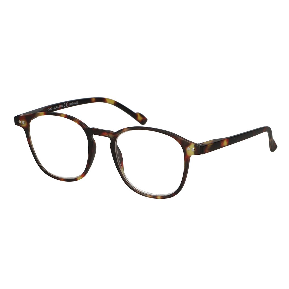 Spectrum Lesebrille ultraflach im Etui Havanna 3,50