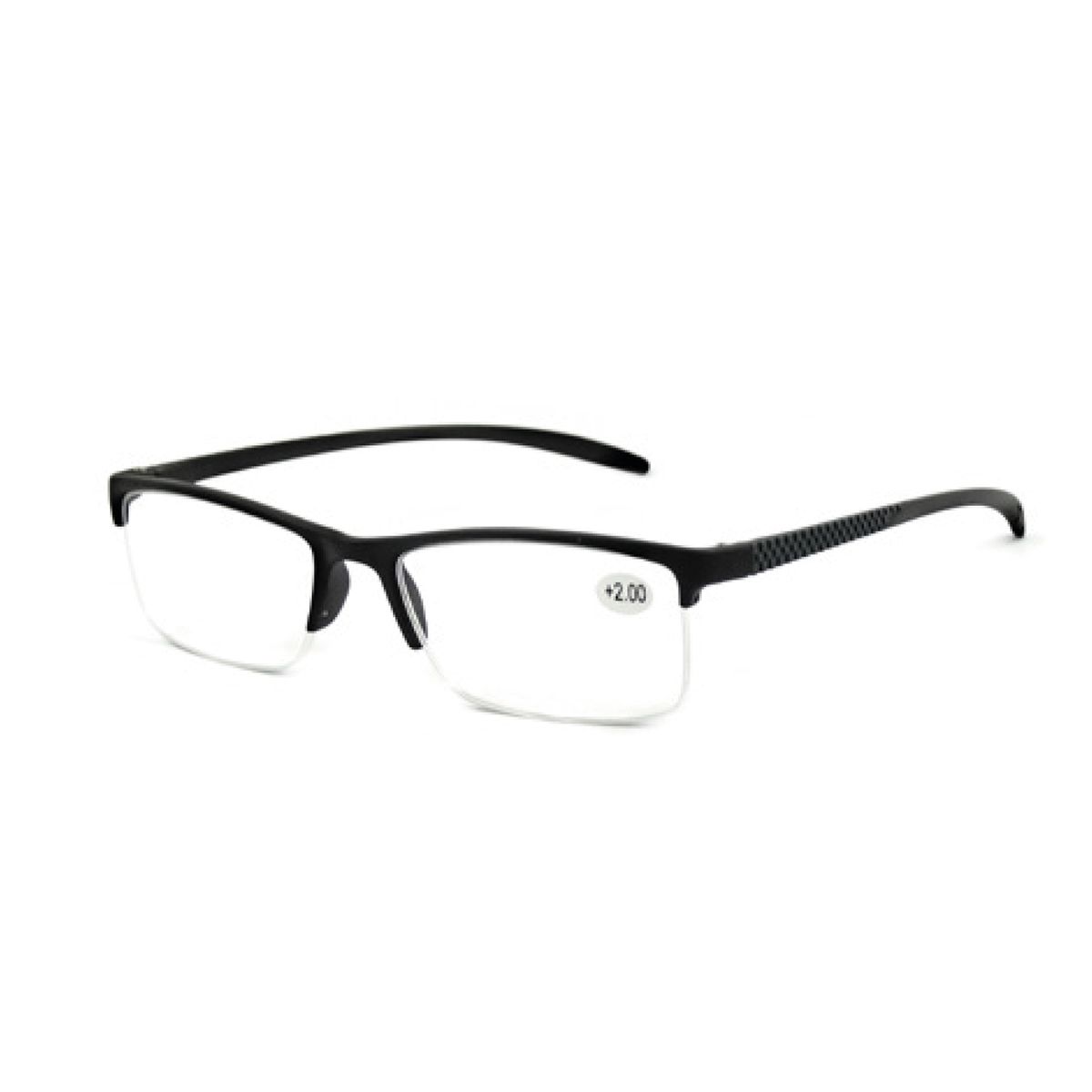 Spectrum Lesebrille schwarz sortiert rechteckig halbrandlos