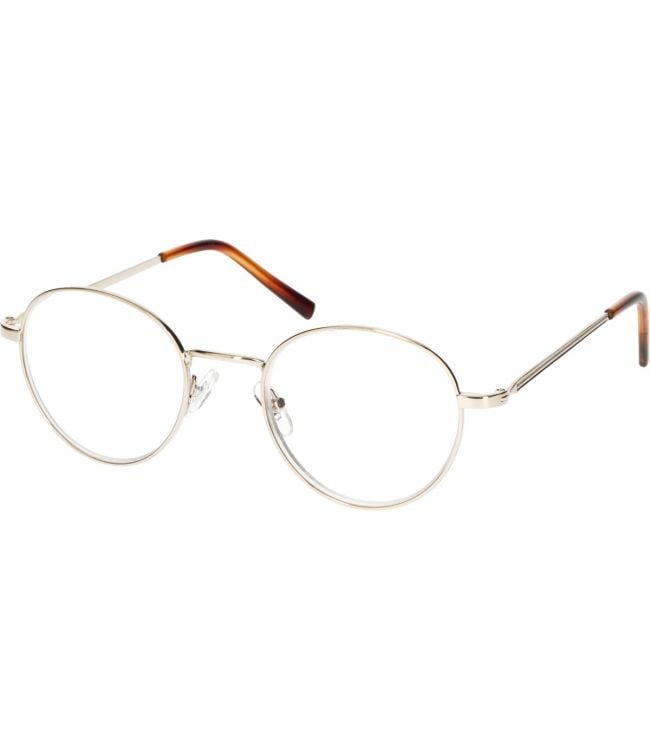 Spectrum Lesebrille rund silber klassisch 1,00