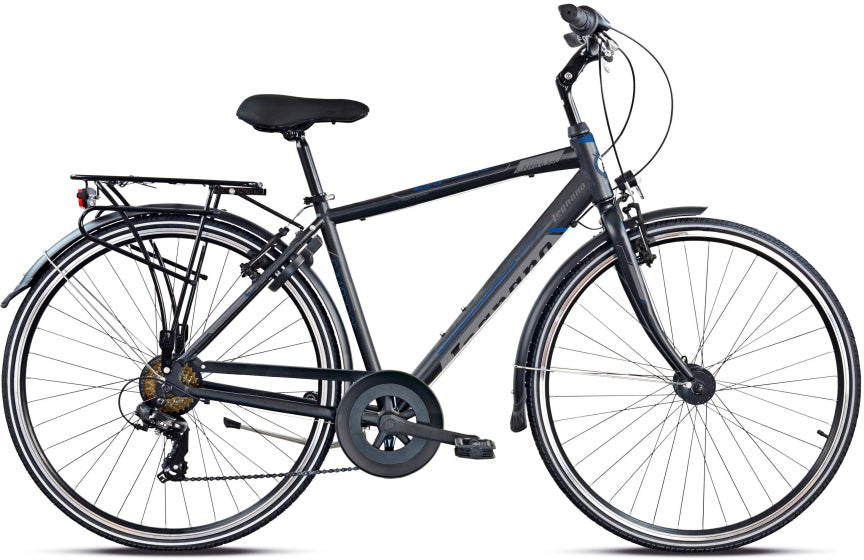 Legnano Cambridge 28 Zoll 58 cm Männer 7V V-Brems Matte Grau Schwarz