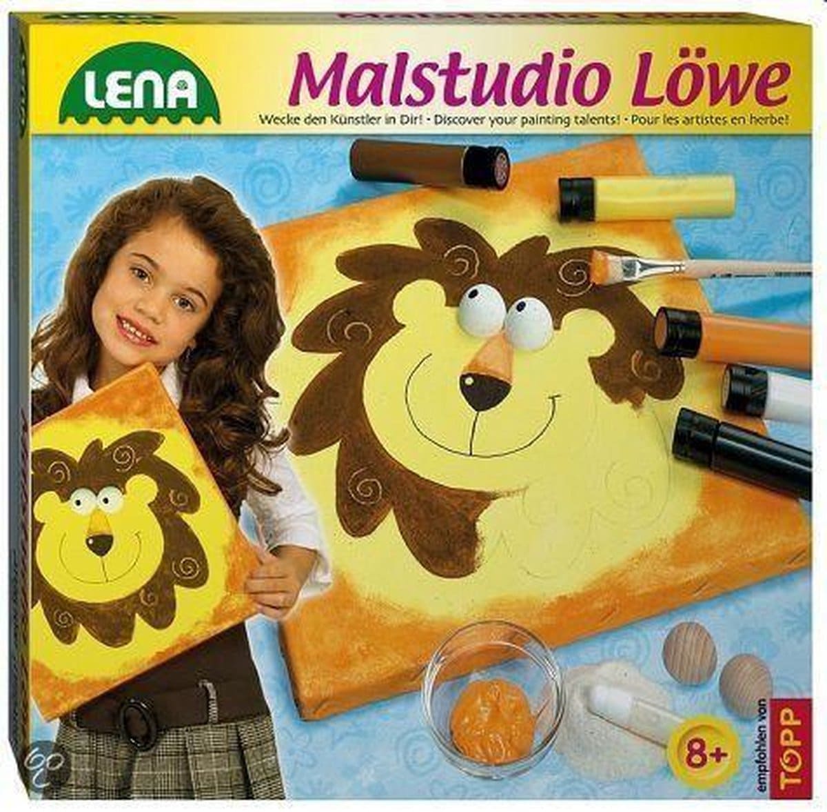 Jonotoys Lena Malstudio Löwe, erschaffe die schönsten Gemälde