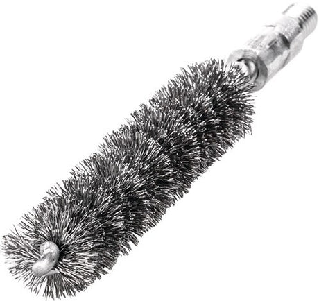 Lessmann Pfeifenbürste | Länge 115 mm d. 16mm | Stahldraht gewellt | Einlagelänge 80 mm | 1 Stück - 500316 500316a
