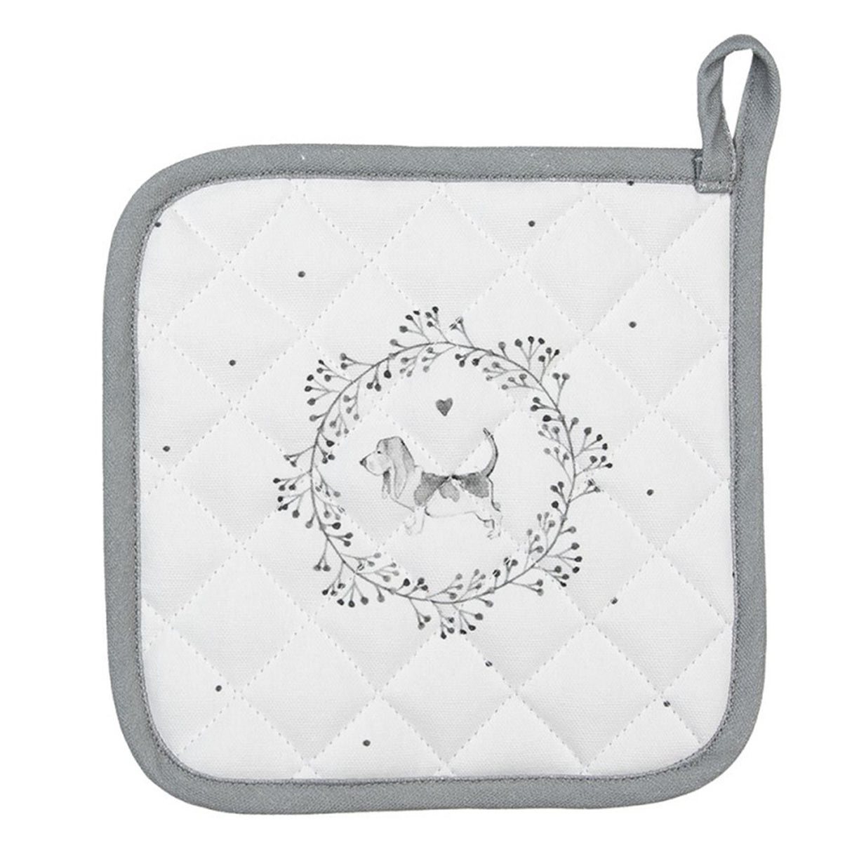 Clayre Eef Topflappen Hund 20x20cm