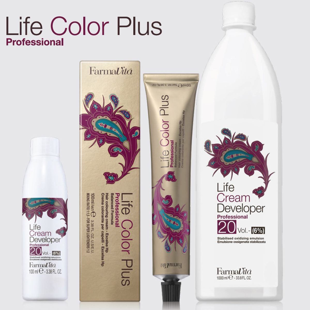 Farmavita Life Cremeentwickler 12 % 1000 ml