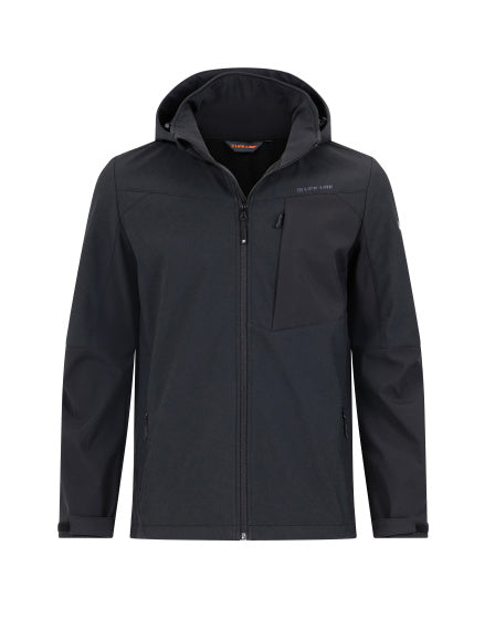 Lebenslinie Murray Softshell Jacke Männer Schwarz Größe 4xl