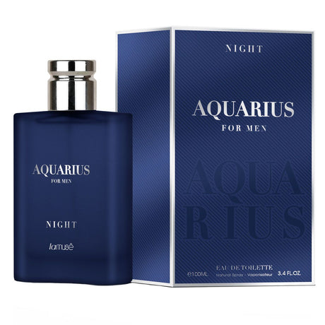 Lamusê Lamuse von Lattafa Eau de Toilette Spray Herren Aquarius Nacht 100 ml