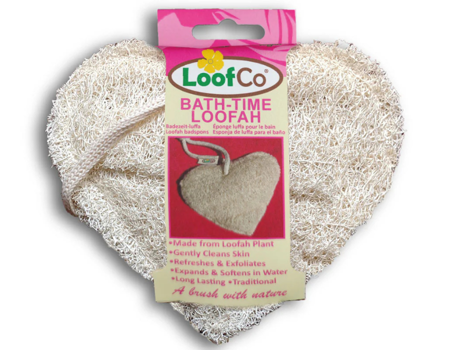 Loofco Dusch- und Badeschwamm Luffa – Herz