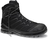 Lowa veiligheidsschoenen lowa werkschoen larrox work gtx mid 5480 s3 | zwart grijs | maat 44 - 4063606292695