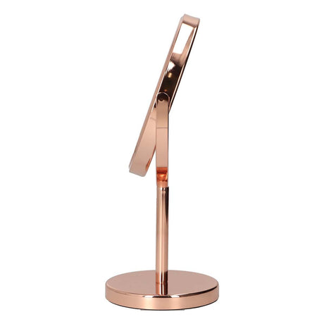 LSP-Spiegel, Spiegel auf Fuß, Roségold, 30,5 cm, 7-fache Vergrößerung