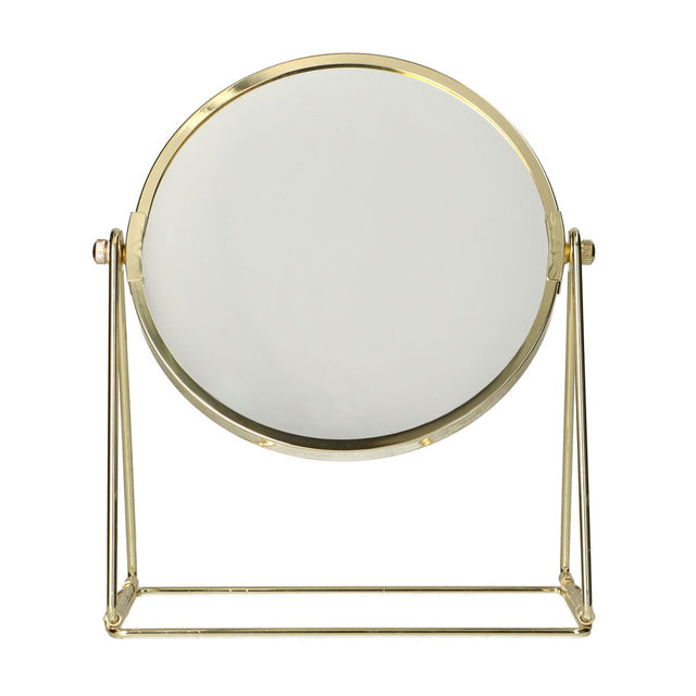 LSP-Spiegelspiegel auf Rahmenbasis Gold 22 cm 3-fache Vergrößerung