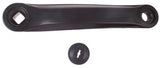 M-Wellenkurbel mit Abdeckstahl 170 mm links schwarz