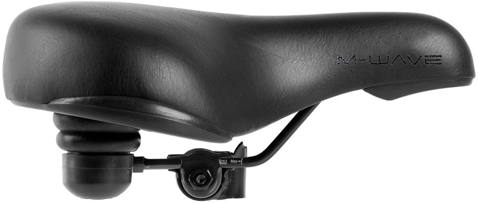 M-Wave Elast xxl City Sattel Unisex schwarz