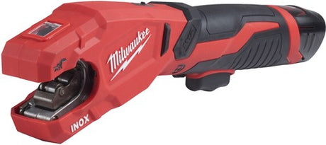 Milwaukee m12 pcss-202c | m12 raptor pijpsnijder roestvast staal (2x 2.0ah accu's) - 4933479242