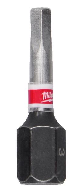 Milwaukee hex-tip 3x25mm 3szt.shw