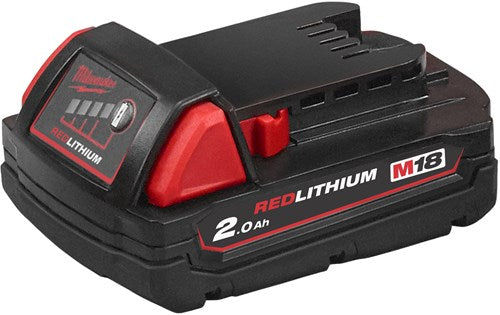 Milwaukee M18 B2 Akku (18 V 2,0 Ah Li-Ion) – 4932430062