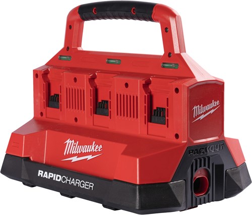 Milwaukee M18 PC6 Packout™ Dual-Bay-Schnellladegerät 18 V – 4932480162