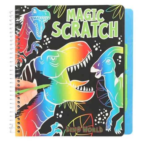 Depesche - dino world magic scratch boek