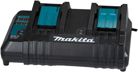 Makita Zubehör Makita DC18SH Ladegerät zum gleichzeitigen Laden von 2 Akkus - Duo-Ladegerät - DC18SH