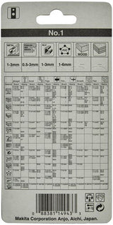 Makita Zubehör Stichsägeblatt Nr. 1 – A-85802
