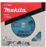 Makita Zubehör 76 mm Trennscheibe HM TCG 76 x 10 x 1,75 mm für DMC300 – D-74837