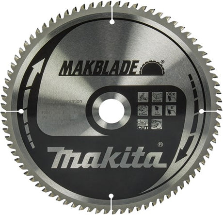 Makita Zubehör Kappsägeblatt | Holz | 260x30x2,3 80t 5g - b-32845