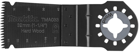 Zubehör für Makita Bimetall-Tauchsäge mit abgerundeter Schneide und japanischer Verzahnung TMA033 I32 BIM HH GZ – B-39241