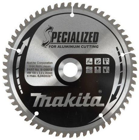 Makita Zubehör Kreissägeblatt Aluminium 216x30x2,2 64t -5g - B-09628