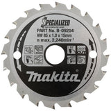 Makita Zubehör Kreissägeblatt Holz 85x15x1,0 20t 10g - B-16885